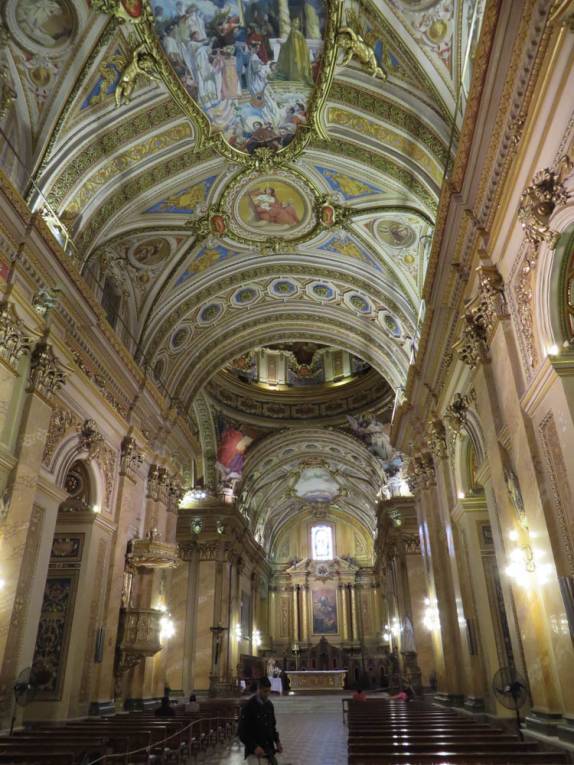 Interior da Catedral de Córdoba, na Argentina