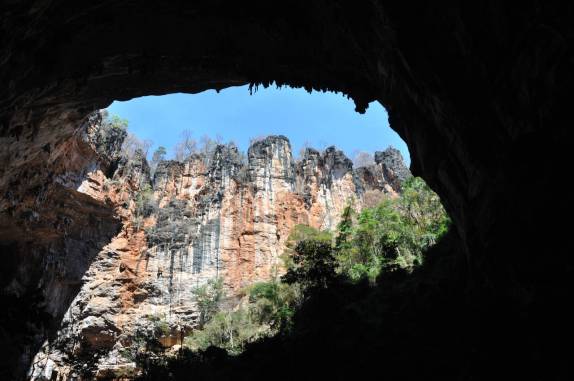 Interior da Caverna Janelão, no Parque Nacional Cavernas do Peruaçu, próximo à Januária - MG Interior da Caverna Janelão, no Parque Nacional Cavernas do Peruaçu, próximo à Januária - MG