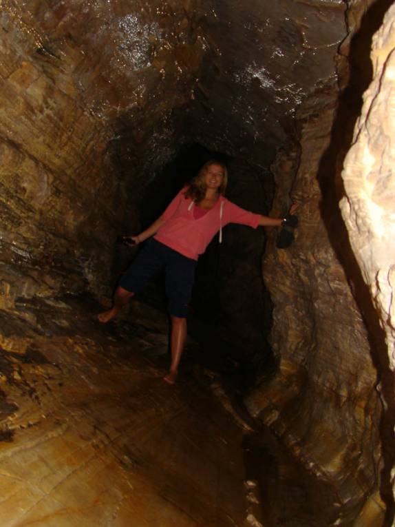 Interior da gruta de Sobradinho em São Thomé das Letras - MG