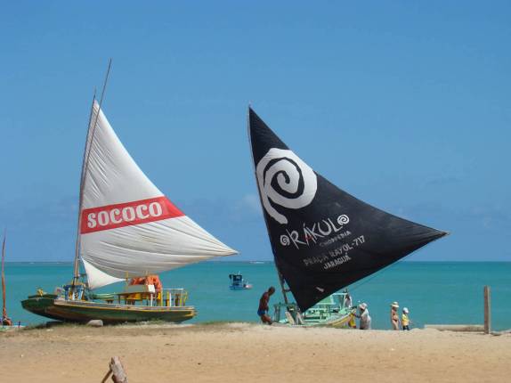Jangadas em Maceió - AL Jangadas em Maceió - AL