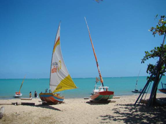 Jangadas em Maceió - AL Jangadas em Maceió - AL