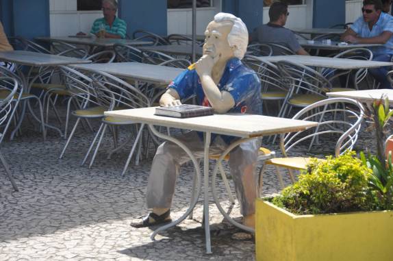 Jorge Amado no bar Vesúvio, em Ilhéus - BA Jorge Amado no bar Vesúvio, em Ilhéus - BA