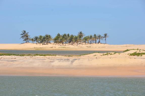 Lagoas na região da Foz do Rio São Francisco, divisa entre os estados de Alagoas e Sergipe (município de Piaçabuçu - AL)