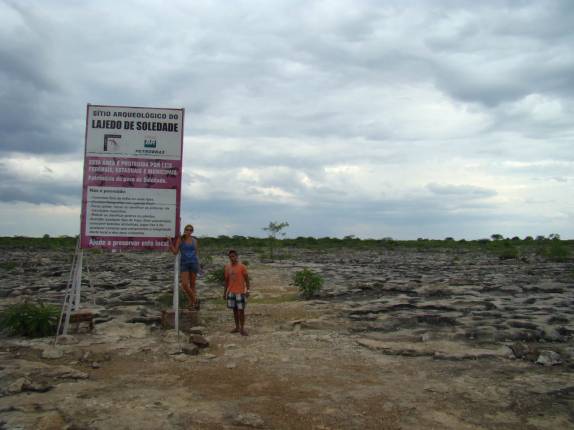 Lajedo da Soledade, em Soledade, região de Apodi - RN
