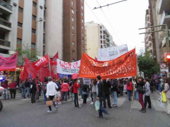Manifestações de rua, muito comuns na Argentina de hoje (em Córdoba)