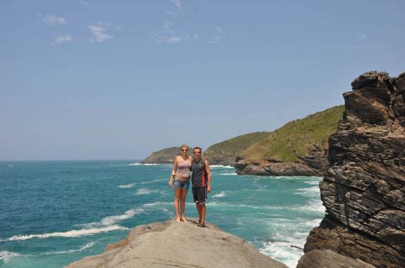 Mar e céu azuis, na Ponta da Lagoinha, em Búzios - RJ Mar e céu azuis, na Ponta da Lagoinha, em Búzios - RJ
