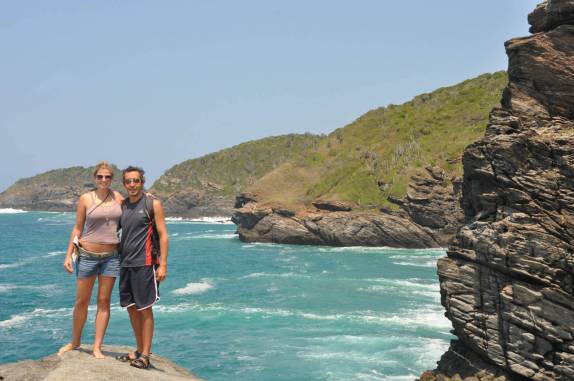 Mar e céu azuis, na Ponta da Lagoinha, em Búzios - RJ Mar e céu azuis, na Ponta da Lagoinha, em Búzios - RJ
