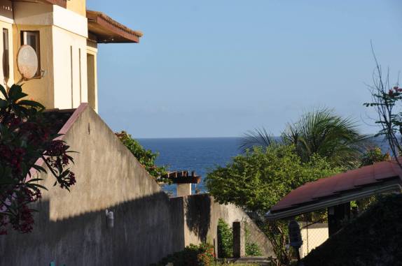 Mar visto da casa de Mônica, em Salvador - BA