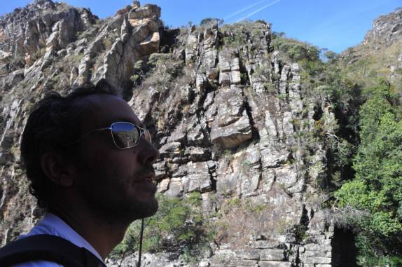 Maravilhado com a paisagem do Parque Nacional da Serra do Cipó - MG Maravilhado com a paisagem do Parque Nacional da Serra do Cipó - MG