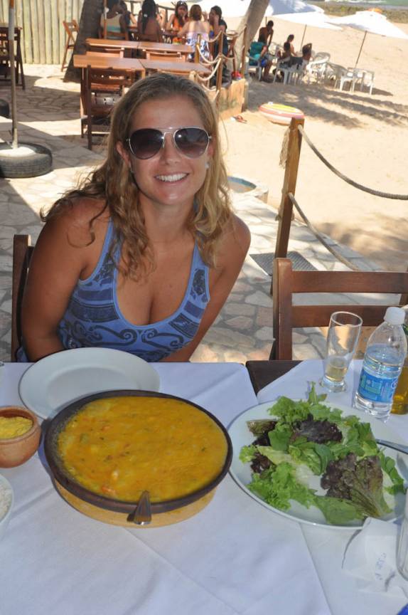 Maravilhoso Bobó de Camarão no restaurante Mar Aberto, em Arembepe - BA Maravilhoso Bobó de Camarão no restaurante Mar Aberto, em Arembepe - BA