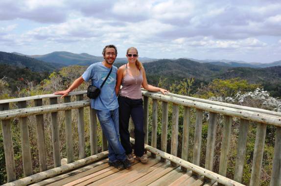 Mirante de observação da RPPN Feliciano Abdalla, Reserva dos Muriquis, em Ipanema, próximo a Caratinga - MG