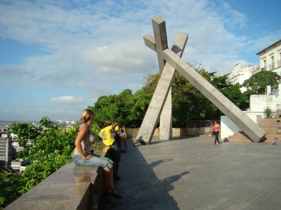 Monumento na Cidade Alta, em Salvador - BA Monumento na Cidade Alta, em Salvador - BA
