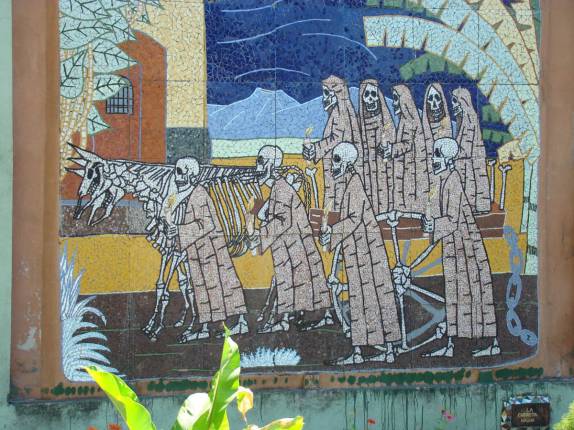 Museus de Lendas e Tradições, em antiga prisão somozista em León, na Nicarágua. Museus de Lendas e Tradições, em antiga prisão somozista em León, na Nicarágua.