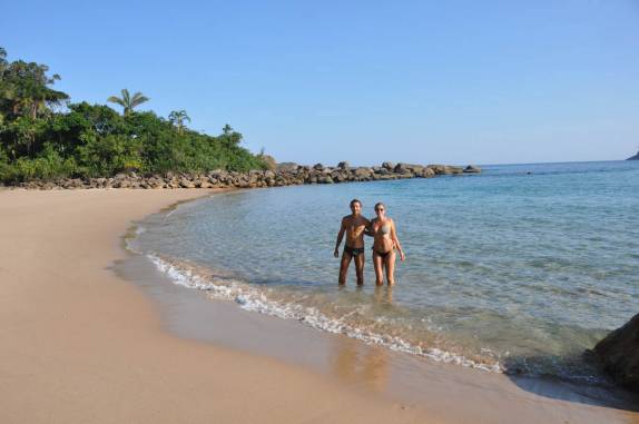 Na pontinha da Praia do Antigo, em Parati - RJ Na pontinha da Praia do Antigo, em Parati - RJ