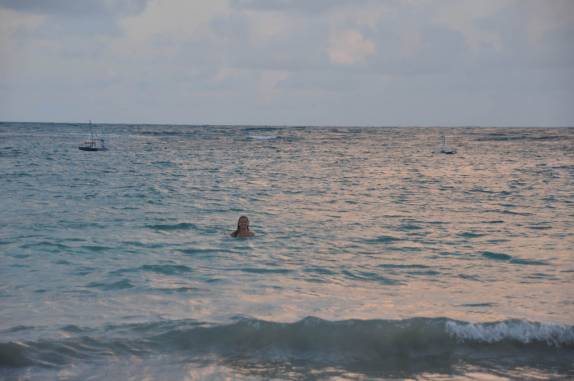 Nadando no mar de Porto de Galinhas - PE Nadando no mar de Porto de Galinhas - PE