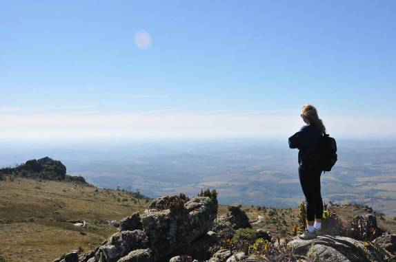 No alto da serra das Broas em Carrancas - MG