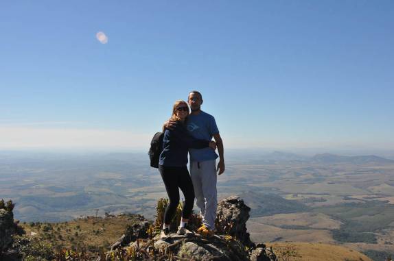 No alto da serra das Broas em Carrancas - MG