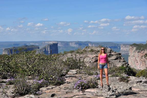 No alto do Morro do Pai Inácio, próximo à Lençóis, na Chapada Diamantina - BA