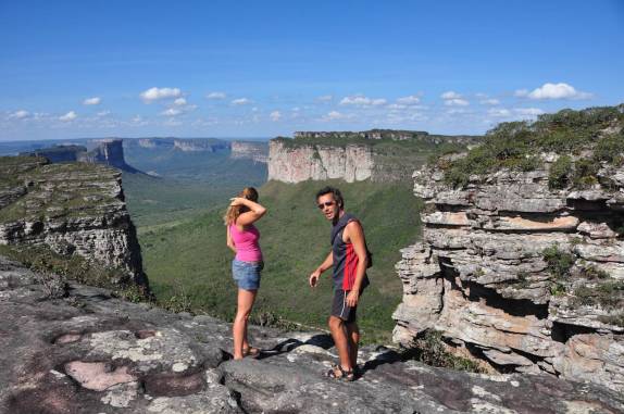 No alto do Morro do Pai Inácio, próximo à Lençóis, na Chapada Diamantina - BA