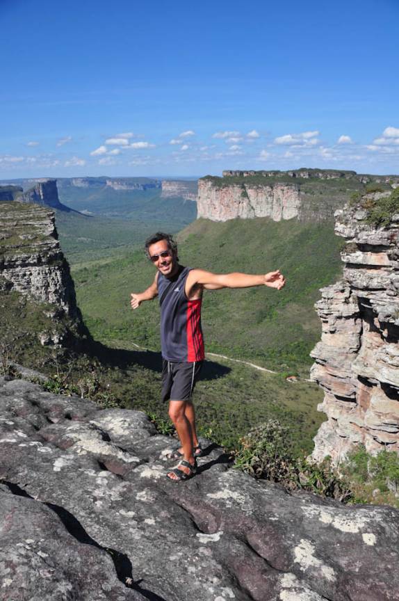 No alto do Pai Inácio, curtindo a Chapada Diamantina, próximo à Lençóis - BA