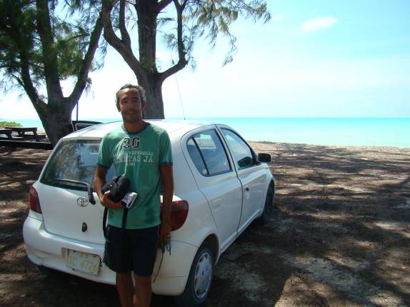 Nosso carro alugado nas Caicos Nosso carro alugado nas Caicos