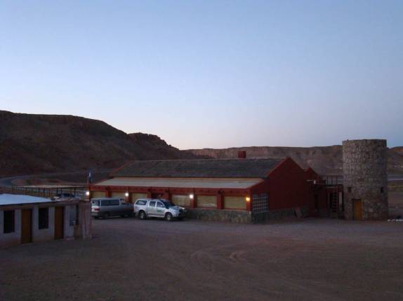 Nosso hotel aos 4 mil metros de altitude em Susques, última cidade antes do Paso de Jama, entre Argentina e Chile