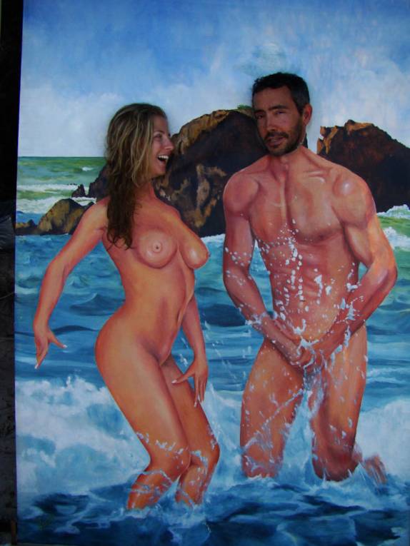 Nudismo na praia de Tambaba, em Jacumã, distrito de Conde - PB Nudismo na praia de Tambaba, em Jacumã, distrito de Conde - PB