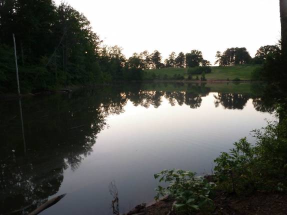 O belo parque ao lado da casa do Andrew em Tuscaloosa, no Alabama - EUA