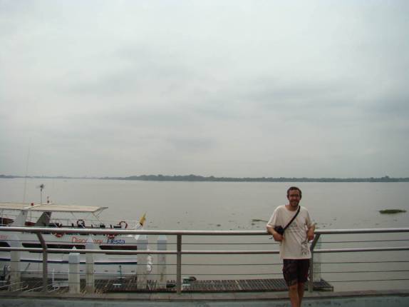 O enorme rio Guaya, em Guayaquil, no Equador