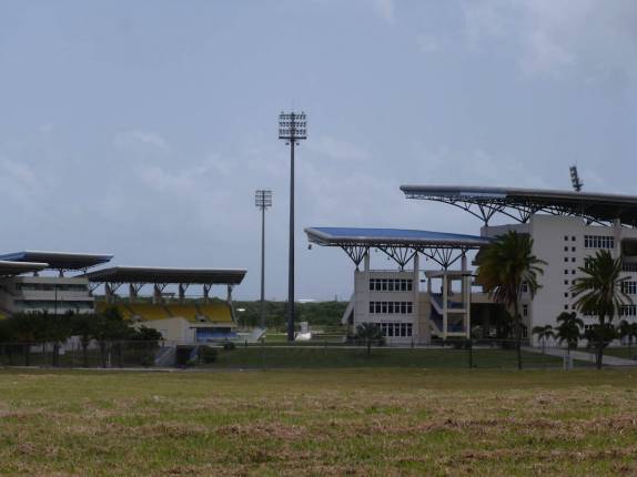 O estádio de Cricket de Antígua, o esporte mais popular do país O estádio de Cricket de Antígua, o esporte mais popular do país