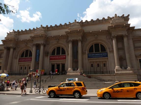 O famoso Museu Metropolitan, na 5a Avenida, em Nova Iorque - Estados Unidos