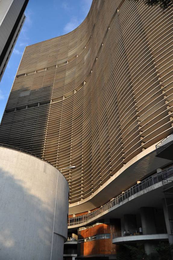 O famoso prédio Copan O famoso prédio Copan