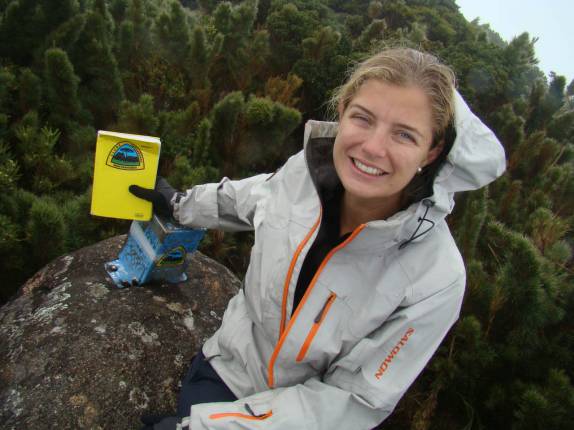 O livro de registros, no topo do Pico Paraná - PR O livro de registros, no topo do Pico Paraná - PR