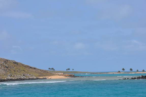 O mar num dia de sol, em Abrolhos - BA O mar num dia de sol, em Abrolhos - BA