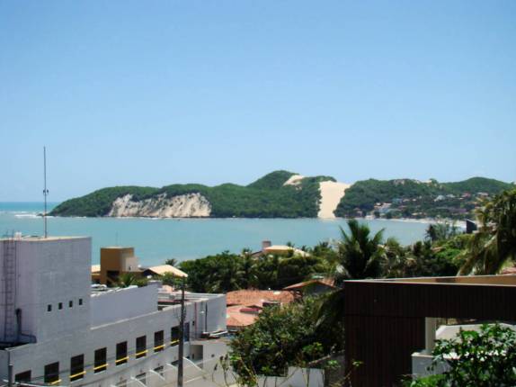 O Morro do Careca, na praia de Ponta Negra, em Natal - RN