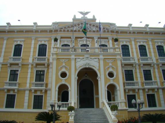 O Palácio Anchieta, sede do governo, em Vitória - ES O Palácio Anchieta, sede do governo, em Vitória - ES