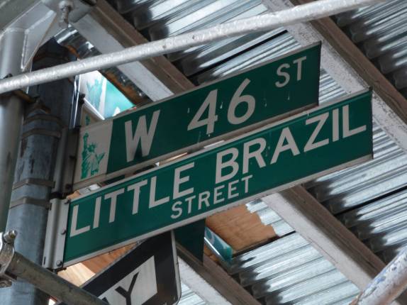 O pedaço do Brasil em Nova Iorque - Estados Unidos O pedaço do Brasil em Nova Iorque - Estados Unidos