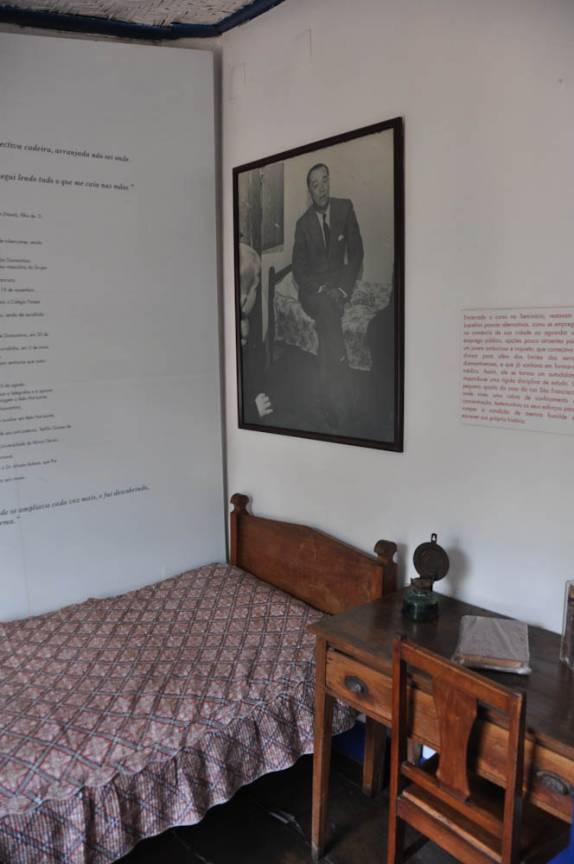 O pequeno quarto de JK, em Diamantina - MG