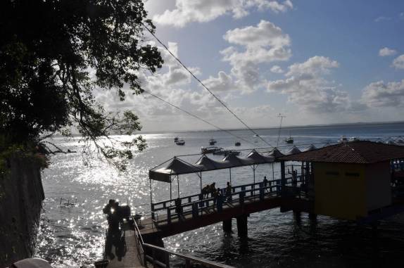 O pier de Morro de São Paulo - BA O pier de Morro de São Paulo - BA