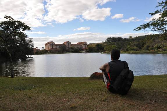 Observando o Grande Hotel em Araxá - MG Observando o Grande Hotel em Araxá - MG