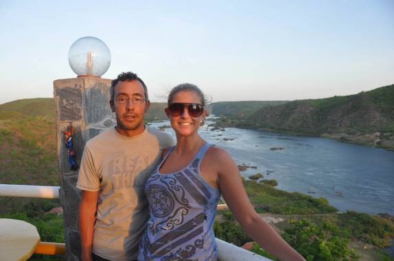 Observando o rio São Francisco em Piranhas - AL