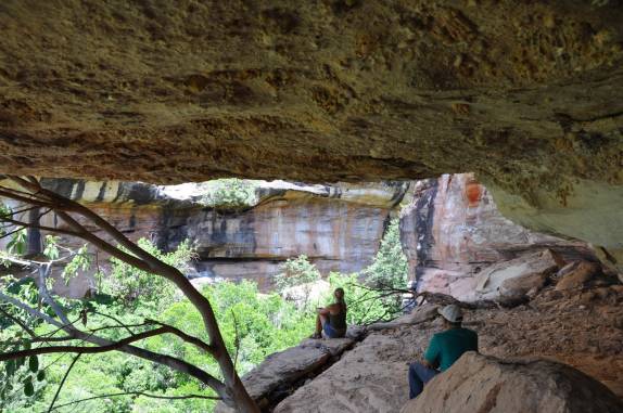 Paisagem da Toca do Catitu II, na Serra da Capivara, próximo à São Raimundo Nonato - PI
