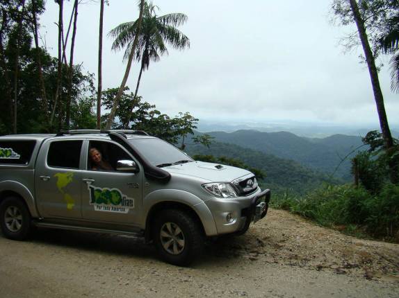 Paisagem do Parque Carlos Botelho no estado de São Paulo