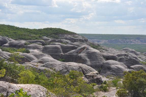 Paisagem do Parque Nacional da Serra das Confusões, no sul do Piauí