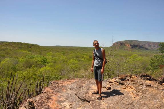 Paisagem na Serra da Capivara, próximo à São Raimundo Nonato - PI