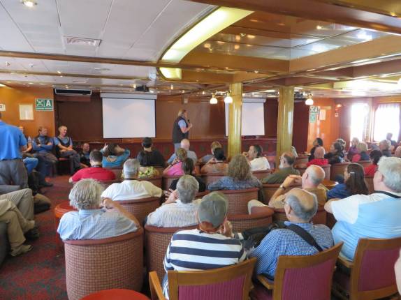 Palestra de apresentação no Sea Spirit