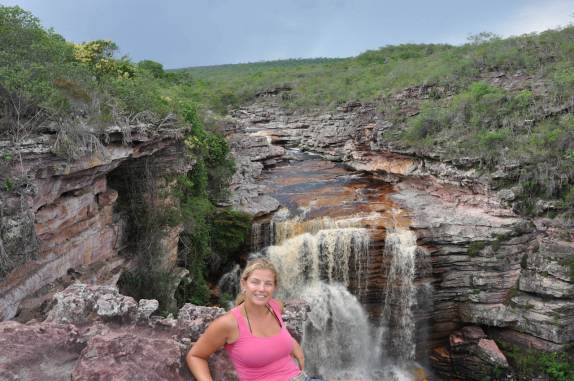 Parte de cima da Cachoeira do Buracão, próxima à Ibicoara, na Chapada Diamantina - BA Parte de cima da Cachoeira do Buracão, próxima à Ibicoara, na Chapada Diamantina - BA