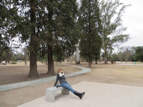 Passeando no Parque Sarmiento, o principal de Córdoba, na Argentina