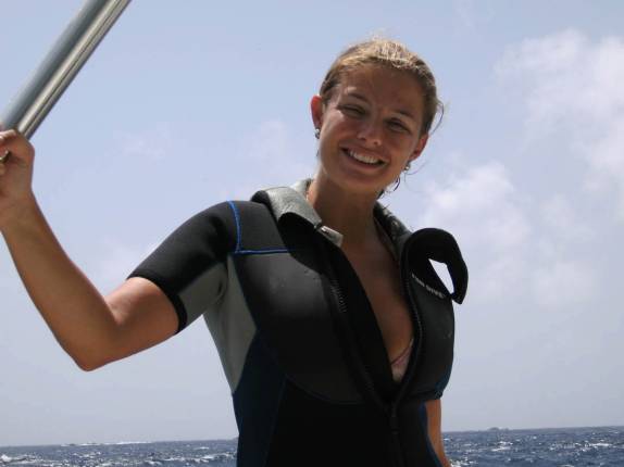 Pausa entre mergulhos, em Speyside - Tobago Pausa entre mergulhos, em Speyside - Tobago