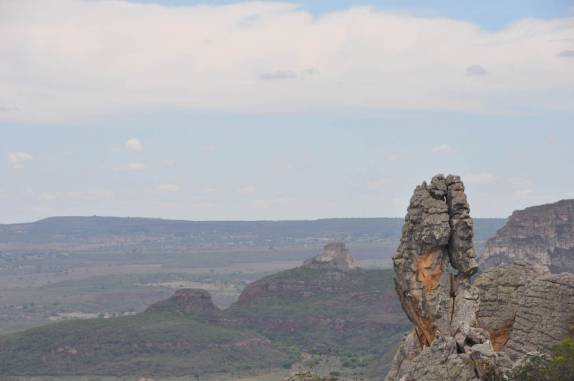 Pedra dos Namorados, no canyon do P.N da Serra do Catimbau, próximo à Buique - PE
